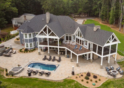 Water's Edge Retreat TAB Custom Designs Exterior Lake House Portfolio